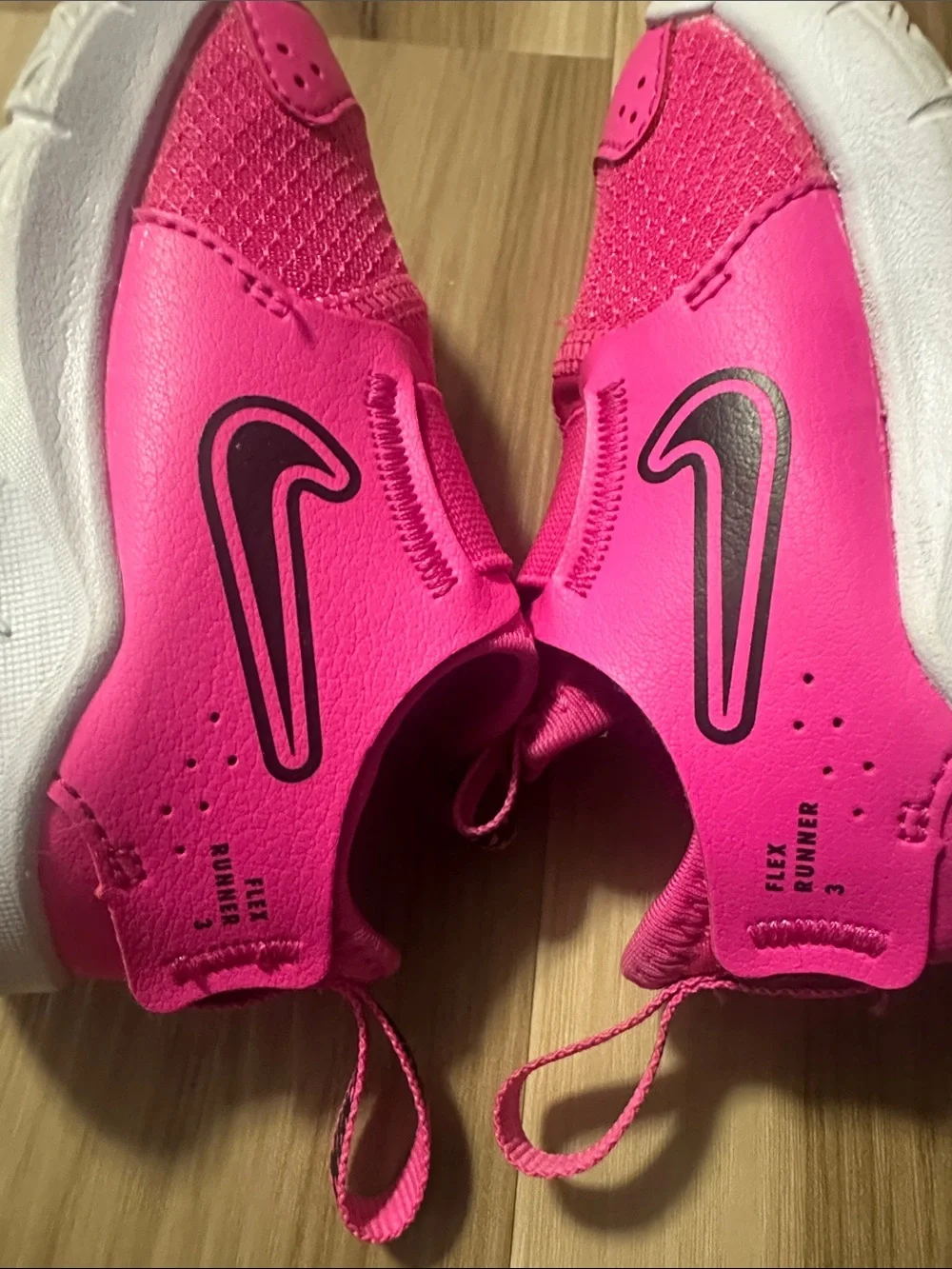 Nike Kids Bright Pink Slip-On Athletic Sneakers
